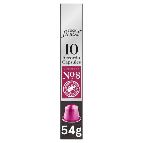 Tesco Finest 10 Accordo Capsules No. 8 Strength 54 g