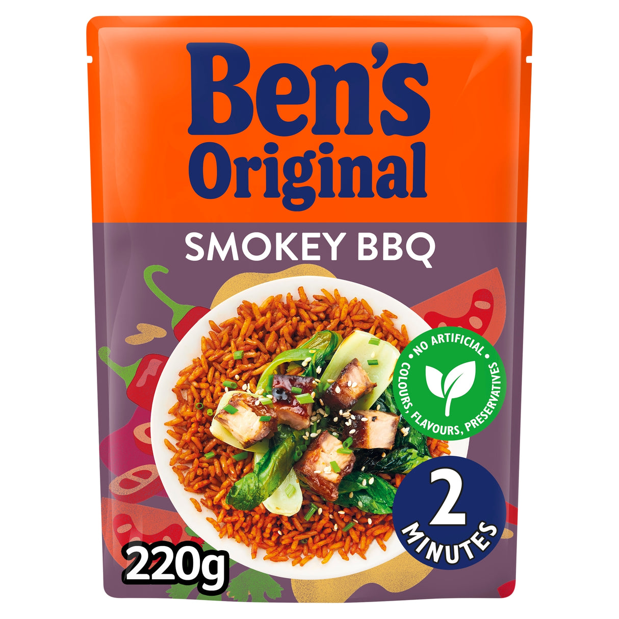 Ben's Original Smokey BBQ Microwave Rice 220 g