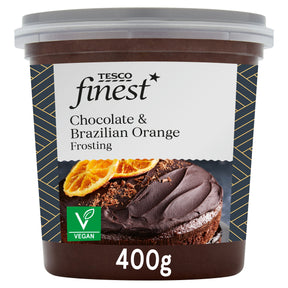 Tesco Finest Chocolate & Brazilian Orange Frosting 400 g