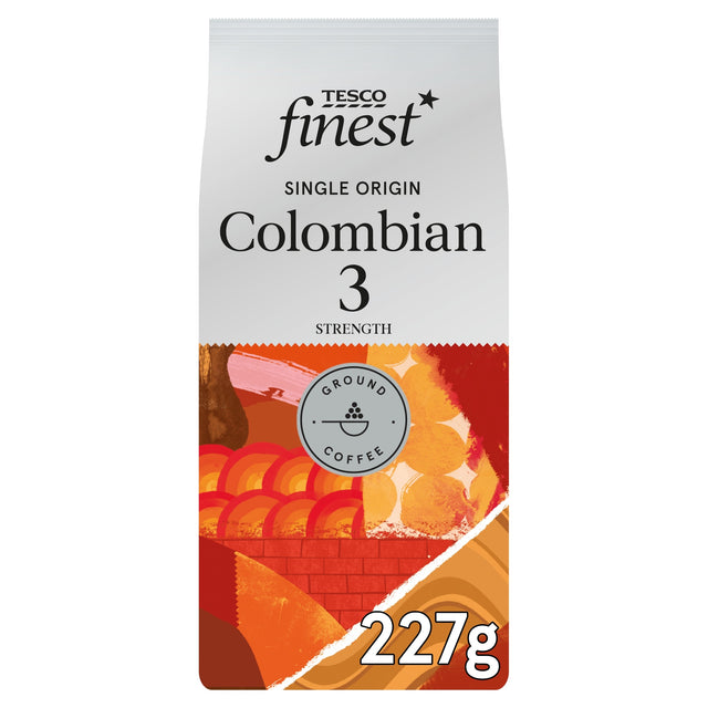 Tesco Finest Fair Trade Colombian Supremo Ground Coffee 227 g