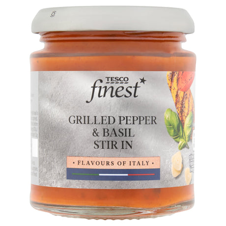 Tesco Finest Grilled Pepper & Basil Stir in 180 g