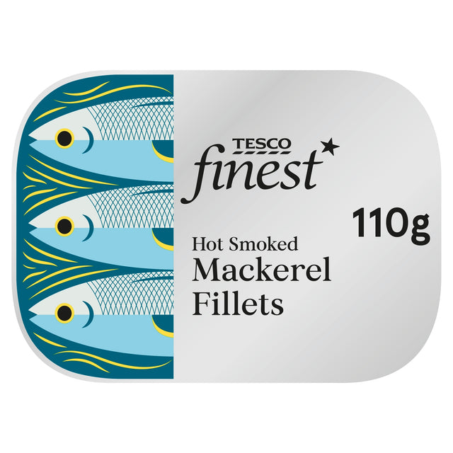 Tesco Finest Hot Smoked Mackerel Fillets 110 g