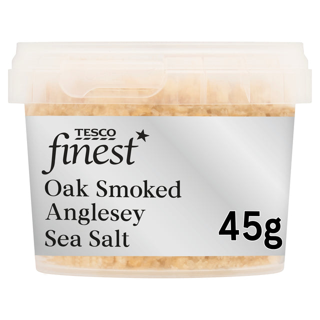 Tesco Finest Oak Smoked Anglesey Sea Salt 45 g