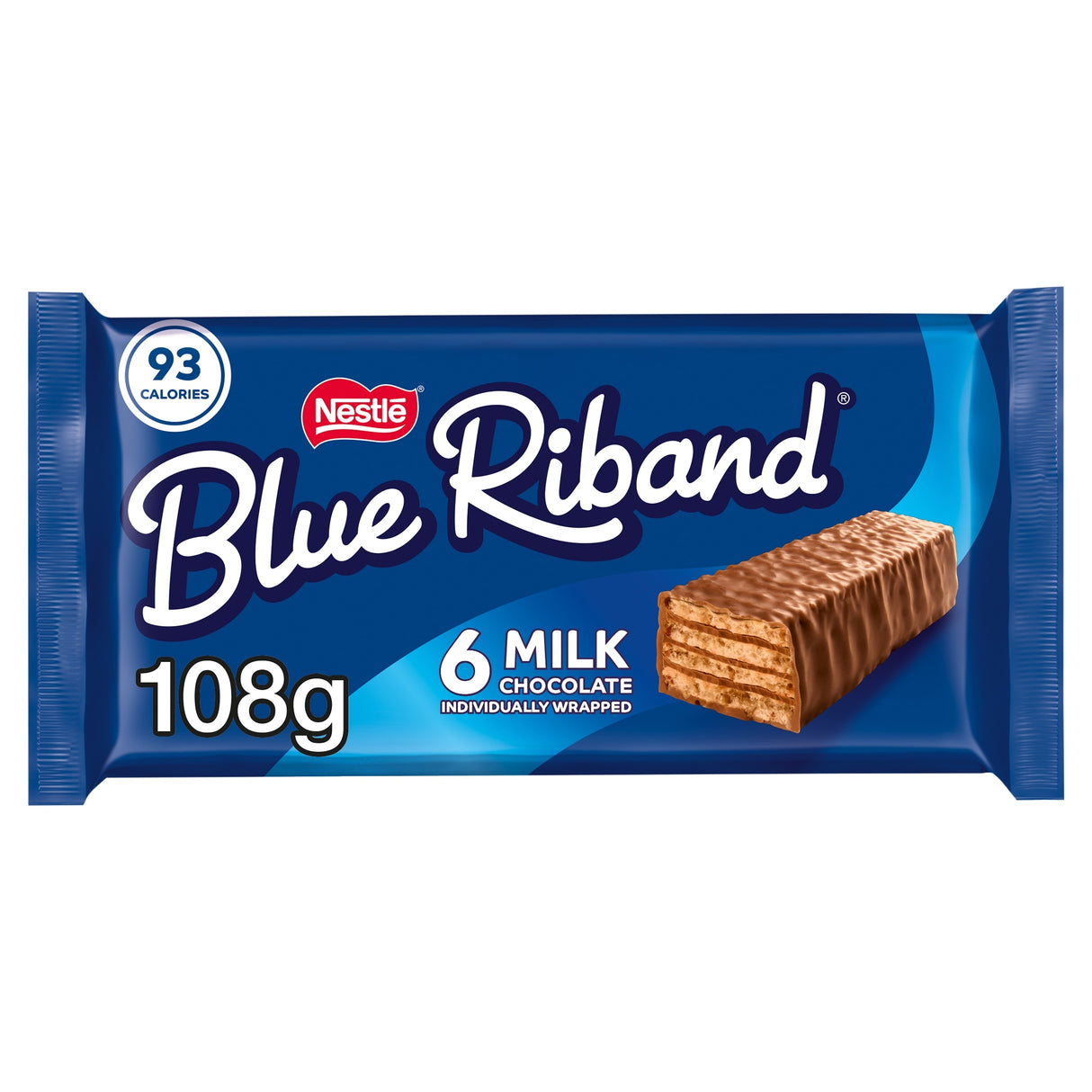 Blue Riband Milk Chocolate Wafer Bars 6 x 18 g