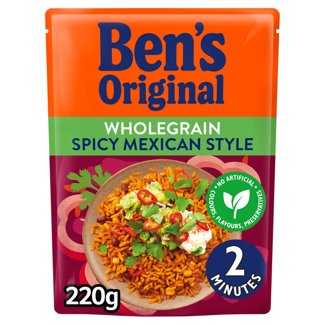 Ben's Original Wholegrain Spicy Mexican Rice 220 g