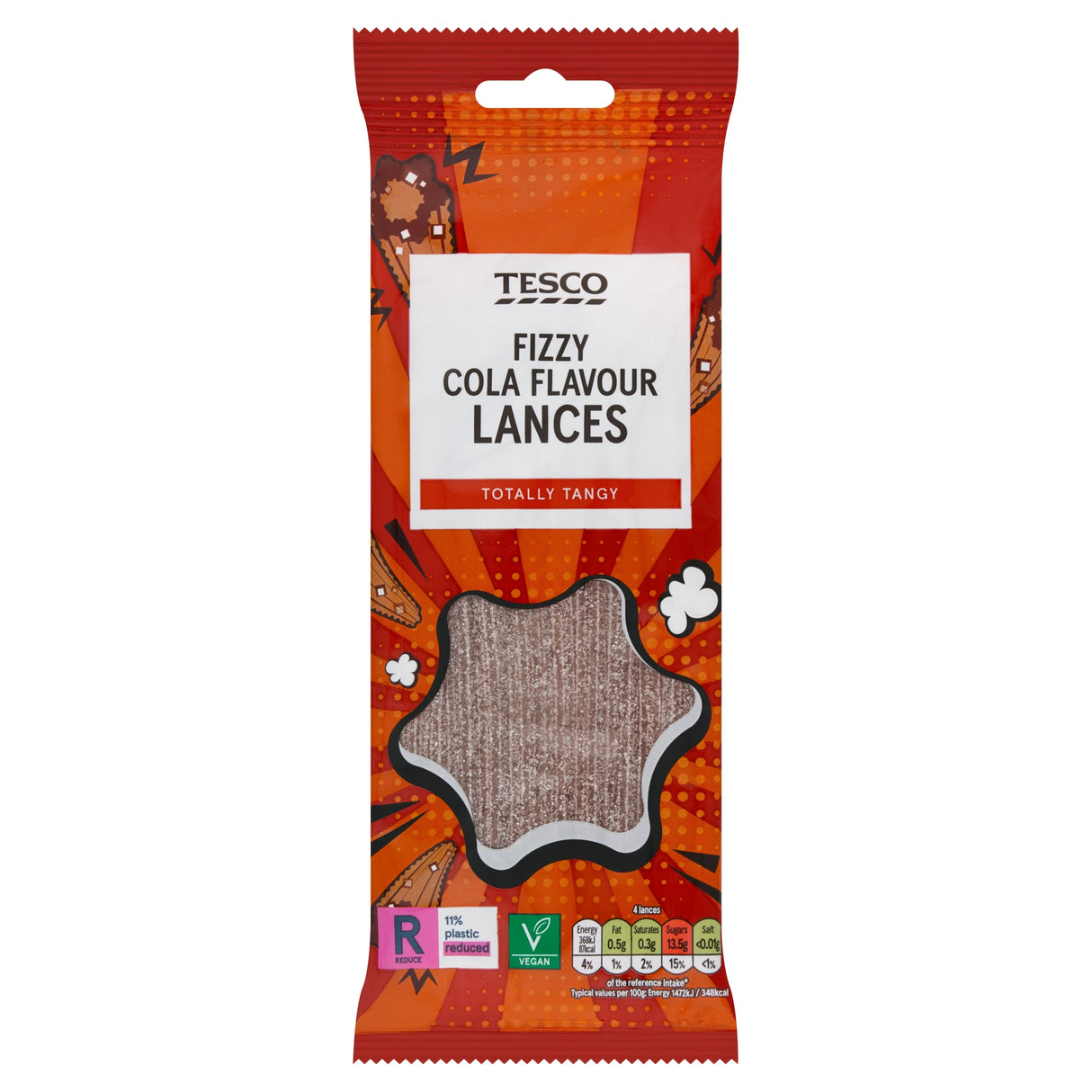 Tesco Fizzy Cola Lances 75 g