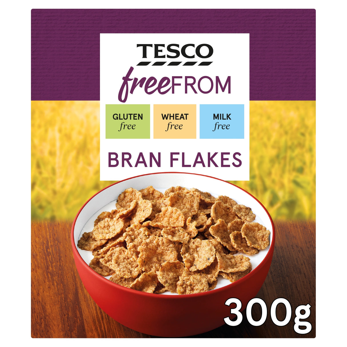 Tesco Free From Branflakes 300 g