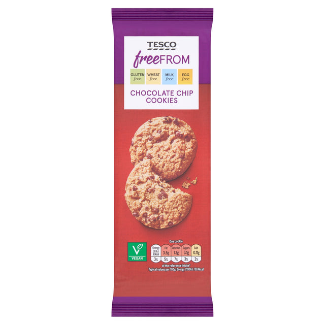 Tesco Free From Chocolate Chip Cookies 145 g