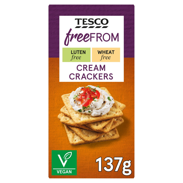 Tesco Free From Cream Crackers 137 g