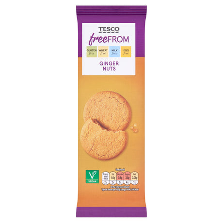 Tesco Free From Ginger Nuts Biscuits 180 g