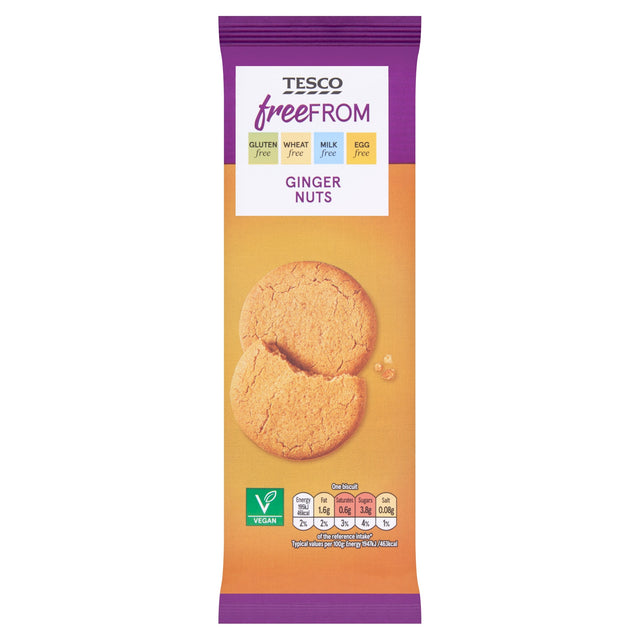 Tesco Free From Ginger Nuts Biscuits 180 g