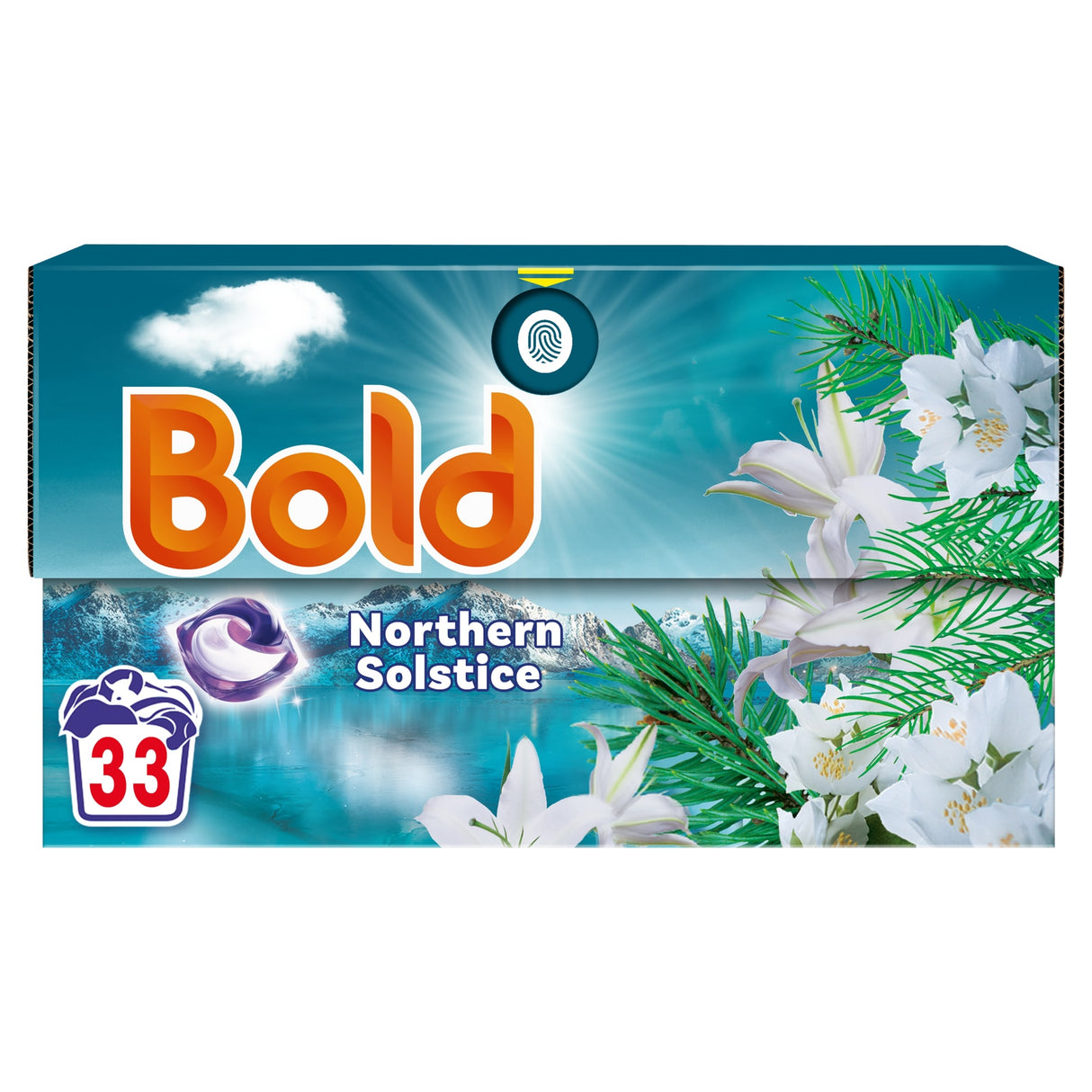 Bold All In One Washing Liquid Pods Northern Solstice 33 Washes 646.8 g
