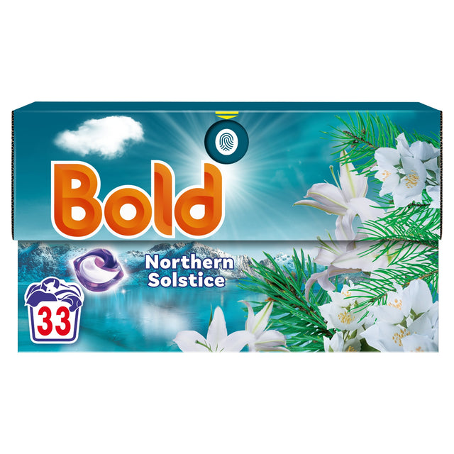 Bold All In One Washing Liquid Pods Northern Solstice 33 Washes 646.8 g