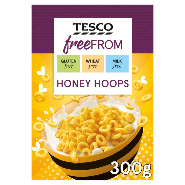 Tesco Free From Honey Hoops 300 g