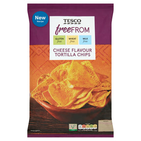 Tesco Free From Nacho Cheese Tortilla Chips 200 g