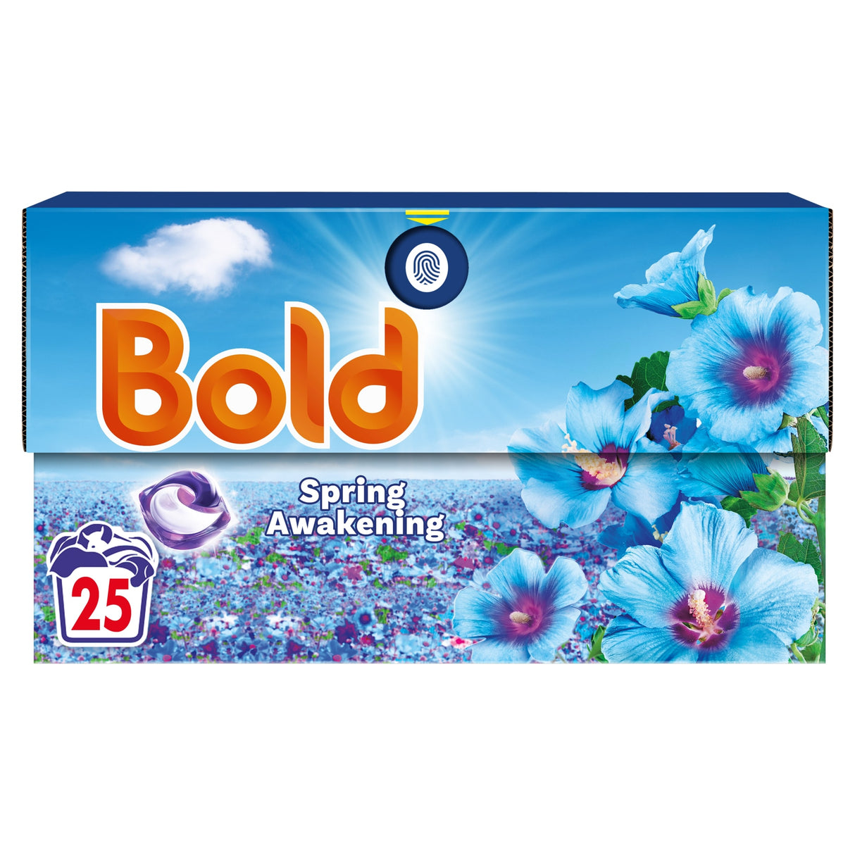 Bold All In One Washing Liquid Pods Spring Awakening 25 Washes 490 g