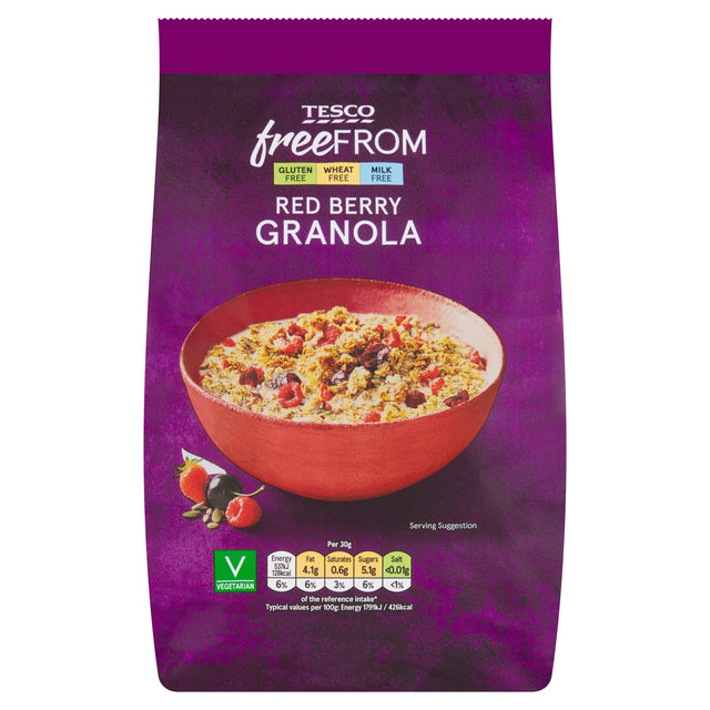 Tesco Free From Red Berry Granola 350 g
