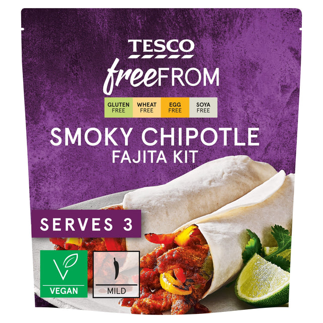 Tesco Free From Smoky Chipotle Fajita Kit 295 g