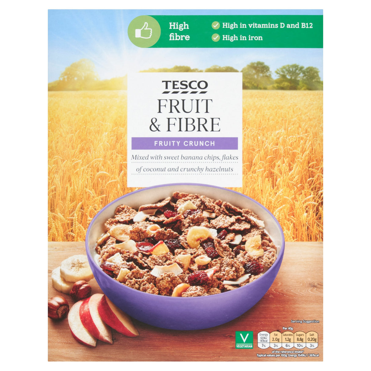 Tesco Fruit & Fibre Cereal 750 g