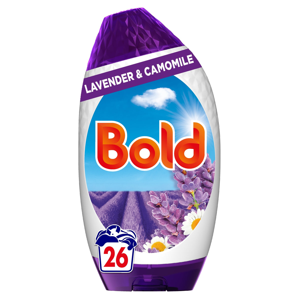 Bold Gel Laundry Detergent Lavender & Camomile 26 Washes 858 ml