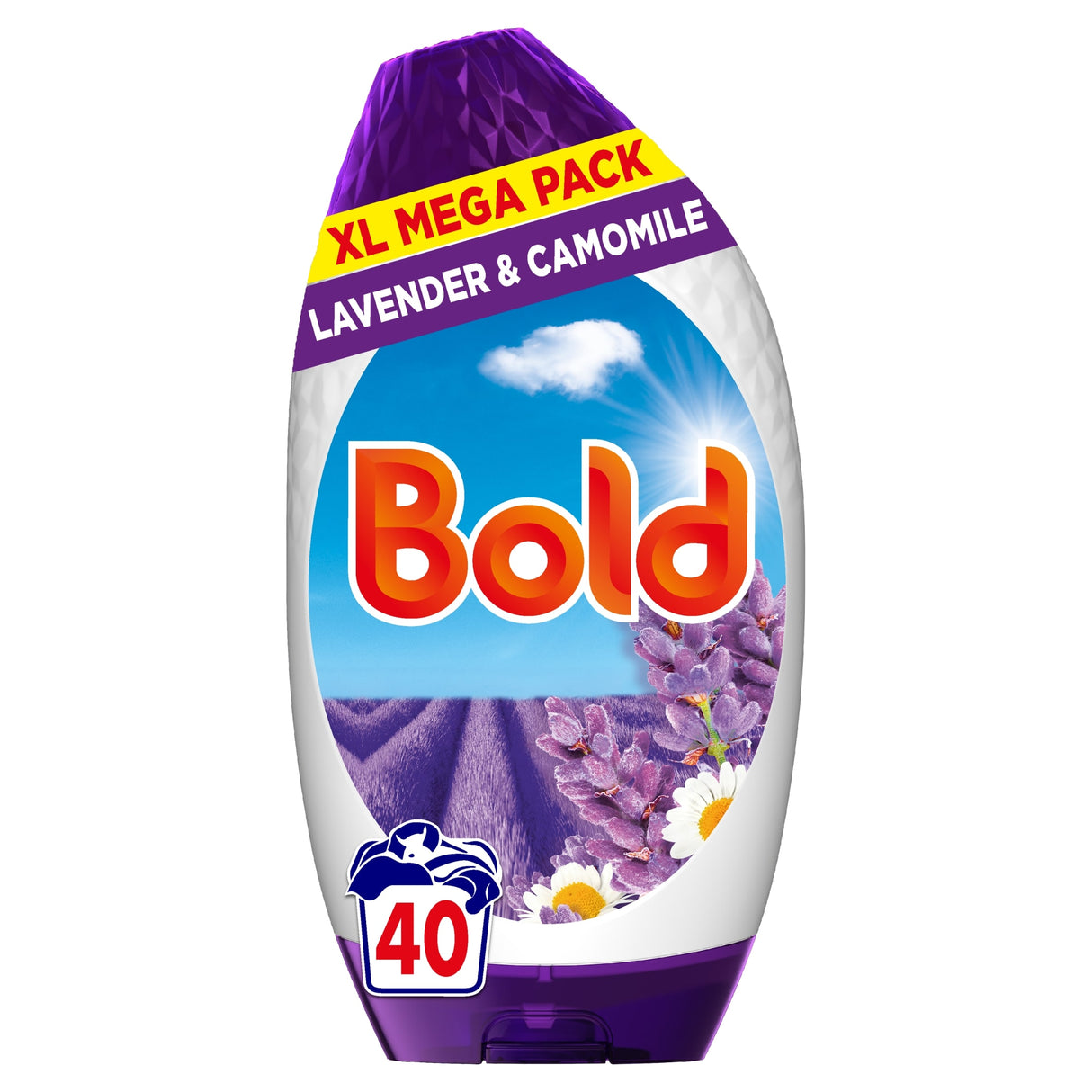 Bold Gel Laundry Detergent Lavender & Camomile 40 Washes 1.32 L
