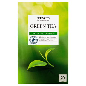 Tesco Green Tea & Lemon 20 Pack 50 g