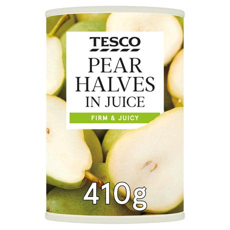 Tesco Halved Pears In Juice 410 g