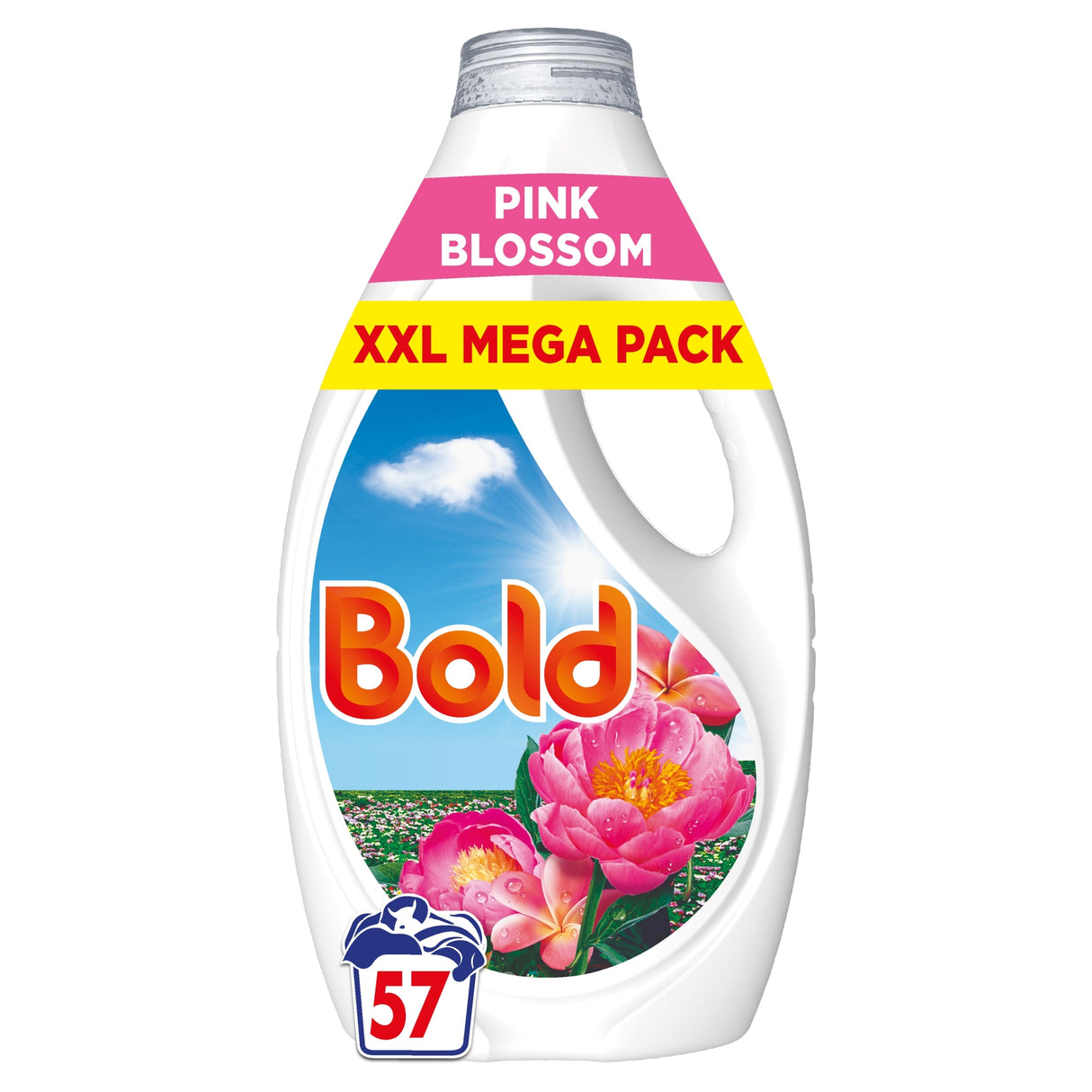Bold Washing Liquid Pink Blossom 57 Washes 1767 ml