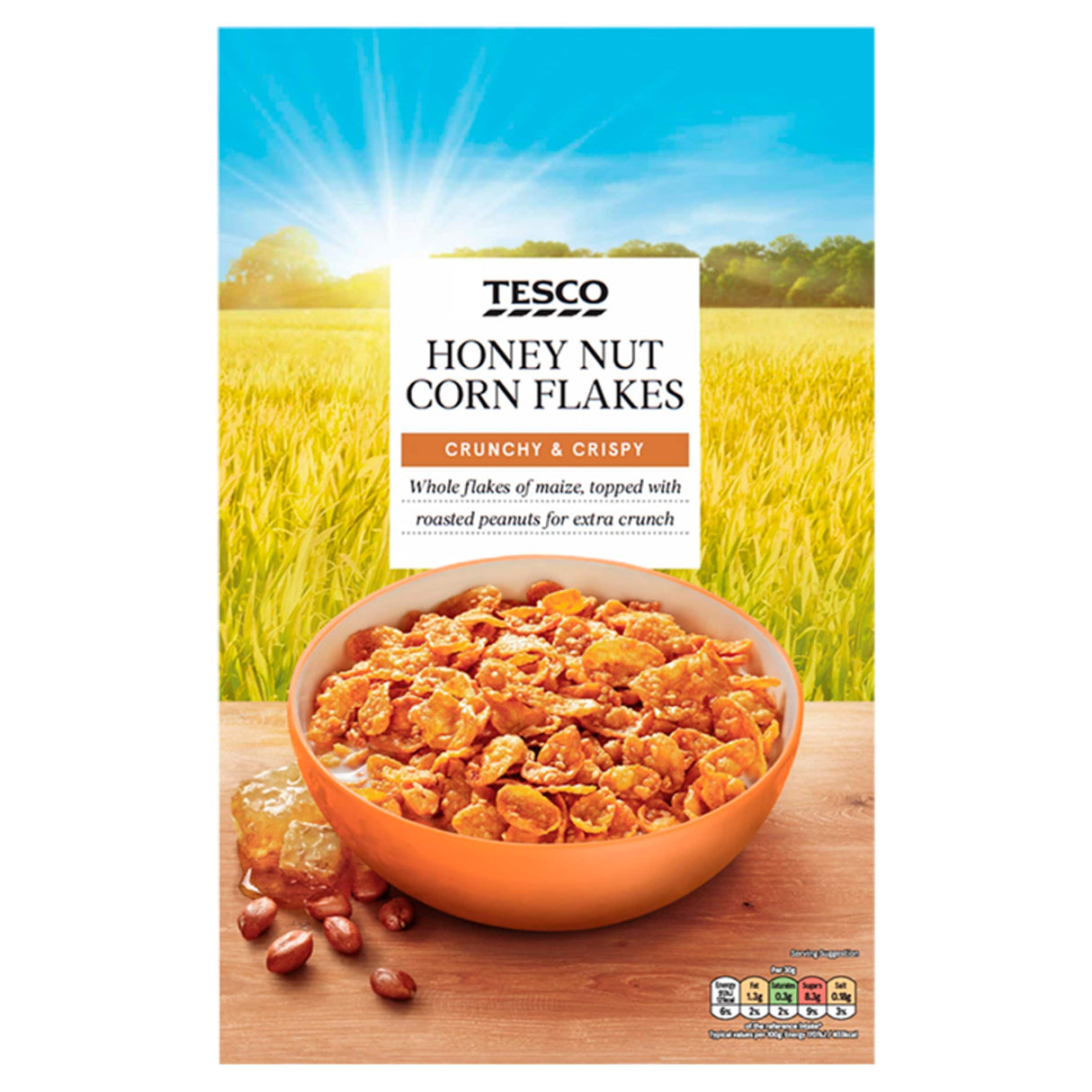 Tesco Honey Nut Corn Flakes 500 g