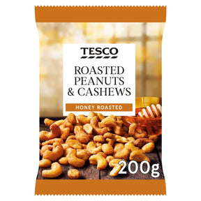 Tesco Honey Roast Peanuts & Cashews 200 g