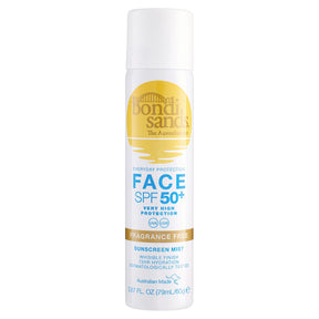 Bondi Sands Face SPF 50+ Fragrance Free Sunscreen Mist 79 ml