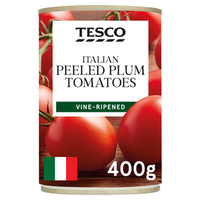 Tesco Italian Peeled Plum Tomatoes 400 g