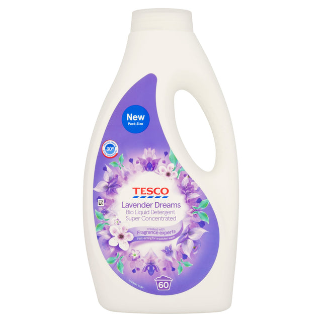 Tesco Lavender Dreams Bio Liquid Detergent Super Concentrated 60 Washes 1.5 L