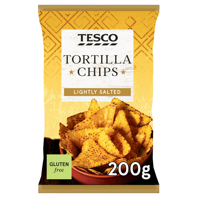 Tesco Lightly Salted Tortilla Chips 200 g
