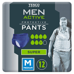 Tesco Men Active Pants Super Medium x12