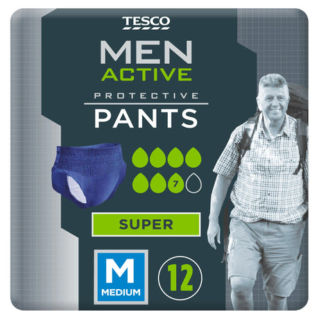 Tesco Men Active Pants Super Medium x12