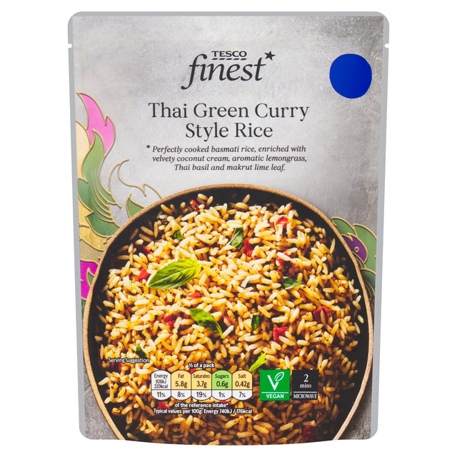 Tesco Finest Thai Green Curry Style Rice 250 g