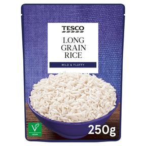 Tesco Microwave Long Grain Rice 250 g