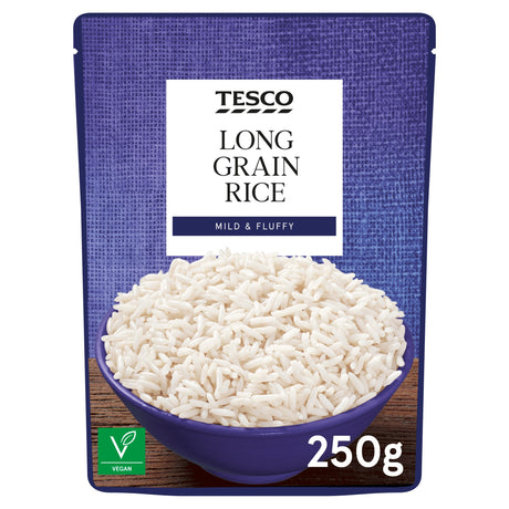 Tesco Microwave Long Grain Rice 250 g