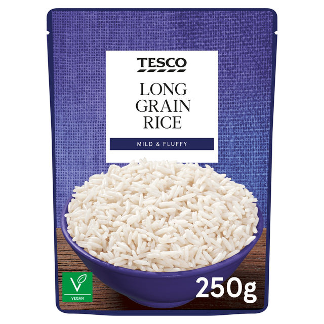 Tesco Microwave Long Grain Rice 250 g