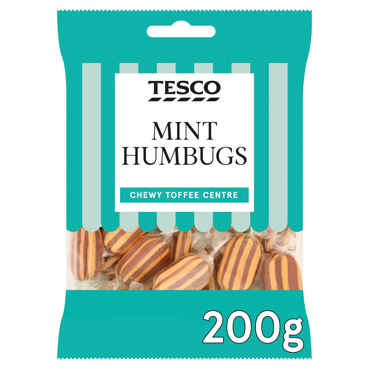 Tesco Mint Humbugs 200 g