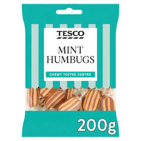 Tesco Mint Humbugs 200 g