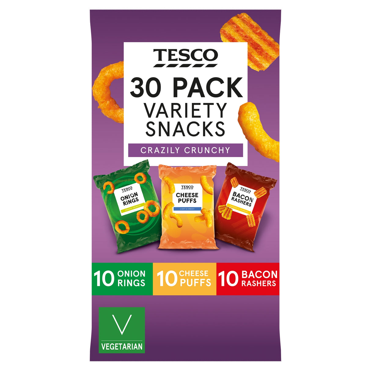 Tesco Mixed Snacks 30 Pack 530 g