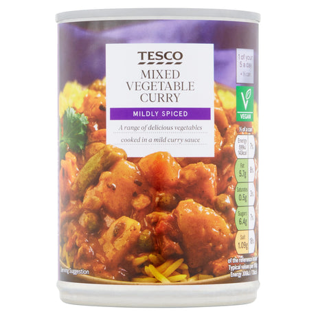 Tesco Mixed Vegetable Curry 392 g
