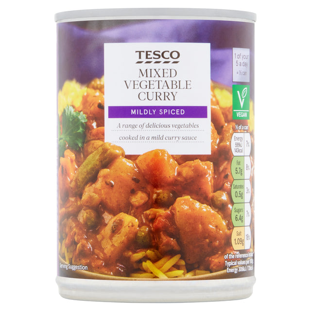 Tesco Mixed Vegetable Curry 392 g