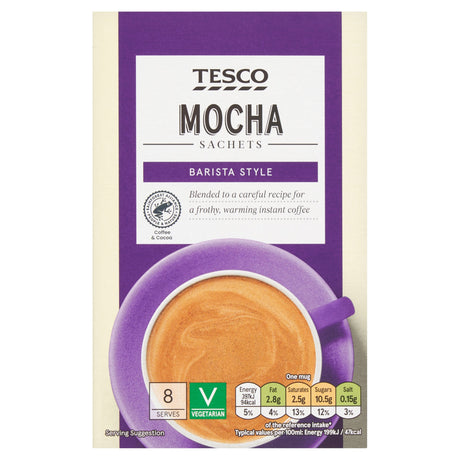 Tesco Mocha Sachets 160 g 8 x 20 g
