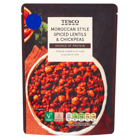 Tesco Moroccan Style Spiced Lentils & Chickpeas 250 g