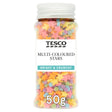 Tesco Multi-Coloured Stars Sprinkles 50 g