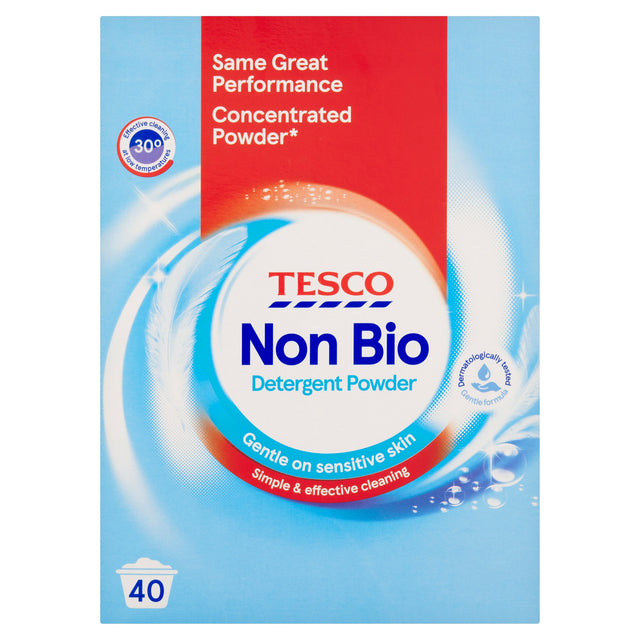 Tesco Non Bio Detergent Powder 40 Wash 2 kg