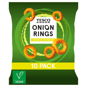 Tesco Onion Rings 10 Pack 170 g